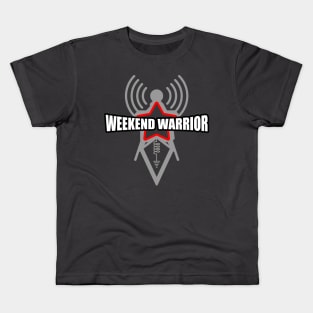 The Weekend Warrior - Ham Radio Operator Kids T-Shirt
